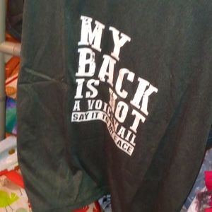 SheIn Curve 1x tee shirt gray